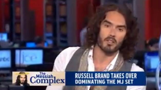 Russell Brand Shows TV Anchors How To Do Their Job
