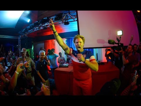 Will Ferrell crashes party and promises to bite German players