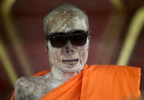 Mumified Monk. Credit www.samuitimes.com